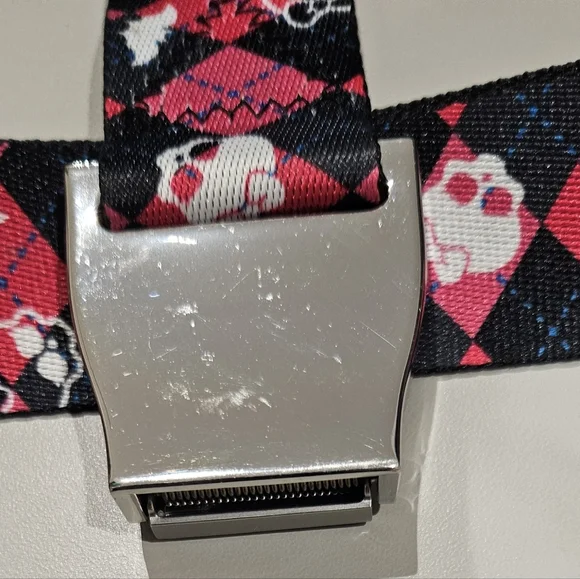 **SOLD** Monster High Argyle Skullette Seatbelt Belt (2023) - Picture 6 of 9